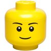Pojemnik na LEGO mini głowa Chłopiec Żółty 40331724