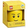 Pojemnik na LEGO mini głowa Chłopiec Żółty 40331724 Motyw Głowa