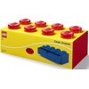 Pojemnik na LEGO z szufladką Brick 8 Czerwony 40211730 Wymiary [cm] 32 x 16 x 12