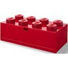 Pojemnik na LEGO z szufladką Brick 8 Czerwony 40211730