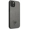 Etui GUESS Saffiano Triangle Logo do Apple iPhone 13 Mini Srebrny Kompatybilność Apple iPhone 13 Mini