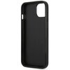Etui GUESS Saffiano Triangle Logo do Apple iPhone 13 Mini Srebrny Marka telefonu Apple
