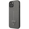 Etui GUESS Saffiano Triangle Logo do Apple iPhone 13 Srebrny Seria telefonu iPhone