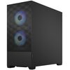 Obudowa FRACTAL DESIGN Pop Air RGB TG Clear Tint Czarny Podświetlenie Podświetlane wentylatory