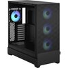 Obudowa FRACTAL DESIGN Pop XL Air RGB TG Clear Tint Czarny Przyciski i regulatory Power