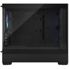 Obudowa FRACTAL DESIGN Pop Mini Air RGB TG Clear Tint Czarny Przyciski i regulatory Kontroler LED