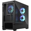 Obudowa FRACTAL DESIGN Pop Mini Air RGB TG Clear Tint Czarny Materiał Stal