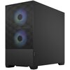 Obudowa FRACTAL DESIGN Pop Mini Air RGB TG Clear Tint Czarny Standard płyty głównej Mini-ITX
