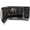 Kuchenka mikrofalowa SHARP YC-QC254AE-B 900W pojemność 25L EcoMode Auto Defrost Weight Defrost Czarno-srebrny Moc mikrofal 900