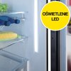 Lodówka GRAM KF 482064-90 BX No Frost 201cm Inox Regulacja wilgotności Szklane wykończenie drzwi Nie