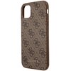 Etui GUESS 4G Metal Gold Logo do Apple iPhone 11 Brązowy Typ Etui nakładka