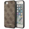 Etui GUESS 4G Metal Gold Logo do Apple iPhone 7/8/SE 2020/2022 Brązowy