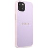 Etui GUESS Saffiano Hot Stamp Metal Logo do Apple iPhone 13 Mini Fioletowy Model telefonu iPhone 13 Mini