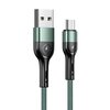 Kabel USB - Micro USB USAMS U55 2A 1 m Zielony