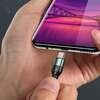 Kabel USB - Micro USB USAMS U55 2A 1 m Zielony Złącze 2 Micro USB