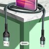 Kabel USB - Micro USB USAMS U55 2A 1 m Zielony Zastosowanie Ładowanie