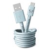Kabel USB-A - USB-C FRESH N REBEL 2.0 m Jasnoniebieski Długość [m] 2