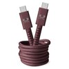 Kabel USB-C - USB-C FRESH N REBEL 2.0 m Bordowy Długość [m] 2