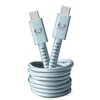 Kabel USB-C - USB-C FRESH N REBEL 2.0 m Jasnoniebieski Długość [m] 2