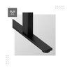 Stelaż biurka MARKADLER Xeno 2.0 Czarny Długość [cm] 58