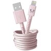 Kabel USB - Lightning FRESH N REBEL Smokey Pink Różowy 2 m Długość [m] 2