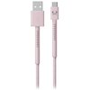 Kabel USB - Micro USB FRESH N REBEL Smokey Pink Różowy 2 m
