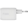 Ładowarka sieciowa BELKIN BoostCharge Pro GaN PPS WCH013VFWH 65W Biały Rodzaj złącza USB-C - 2 szt.