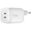 Ładowarka sieciowa BELKIN BoostCharge Pro GaN PPS WCH013VFWH 65W Biały Kabel w zestawie Brak