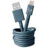 Kabel USB - Lightning FRESH N REBEL Dive Blue Niebieski 2 m Rodzaj Kabel