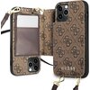 Etui GUESS 4G Crossbody Cardslot do Apple iPhone 12/12 Pro Brązowy Model telefonu iPhone 12