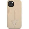 Etui GUESS Saffiano Triangle Logo do Apple iPhone 13 Mini Beżowy Model telefonu iPhone 13 Mini