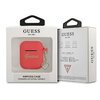 Etui na słuchawki GUESS Silicone Charm Heart Collection Czerwony Kompatybilność Apple AirPods 1 gen