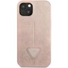 Etui GUESS Saffiano Triangle Logo do Apple iPhone 13 Mini Różowy