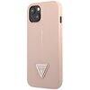 Etui GUESS Saffiano Triangle Logo do Apple iPhone 13 Mini Różowy Seria telefonu iPhone