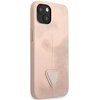 Etui GUESS Saffiano Triangle Logo do Apple iPhone 13 Mini Różowy Model telefonu iPhone 13 Mini
