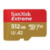 Karta pamięci SANDISK Extreme microSDXC 512 GB Klasa prędkości UHS-I / U3