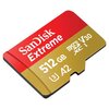 Karta pamięci SANDISK Extreme microSDXC 512 GB Adapter w zestawie Tak