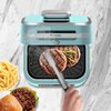 Frytkownica beztłuszczowa TURBOTRONIC TT-AG700 Turkusowy Air Fryer Kształt koszyka Prostokątny
