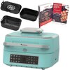 Frytkownica beztłuszczowa TURBOTRONIC TT-AG700 Turkusowy Air Fryer Funkcje Regulacja temperatury, Filtr antyzapachowy