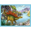 Puzzle TREFL Wyjątkowe dinozury 4w1 34609 (71 elementów) Tematyka Zwierzęta