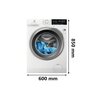 Pralka ELECTROLUX MEW6F348XP SensiCare 600 8 kg 1400 obr A Woolmark Blue Możliwość zabudowy pod blatem Nie