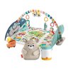 Mata edukacyjna FISHER PRICE Wesołe Miasteczko GJD41 + Maskotka FISHER PRICE Miś Uspokajacz ze świetlikami Materiał Tkanina
