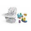 Krzesełko do karmienia FISHER PRICE SpaceSaver + Zabawki FISHER PRICE Rozwijamy ruchy Cechy 2 ustawienia wysokości