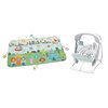 Kołyska FISHER PRICE GPD12 + Mata do zabawy FISHER PRICE Wielkie przygody GXR53