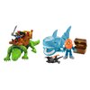Zabawka FISHER PRICE Imaginext Kroczący krokodyl i Pirat Hak DHH63 + Zabawka MATTEL Imaginext + Rekin obrońca skarbu Płeć Chłopiec