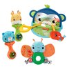 Zabawka FISHER PRICE Rozwijamy zmysły + Klocki sensoryczne FISHER PRICE Aktywizujące do ciągnięcia GJW10 Materiał Tworzywo sztuczne