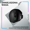Mysz LOGITECH G502 X Lightspeed Czarny Komunikacja z komputerem Bezprzewodowa