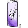 Smartfon SAMSUNG Galaxy S22 8/128GB 5G 6.1" 120 Hz Fioletowy SM-S901 Aparat Tylny 50 Mpx + 12 Mpx + 10 Mpx, Przedni 10 Mpx