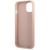 Etui GUESS Saffiano Triangle Logo Cardslot do Apple iPhone 13 Mini Różowy Typ Etui nakładka