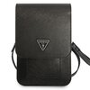 Torba GUESS Saffiano Triangle Czarny Kompatybilność Uniwersalny